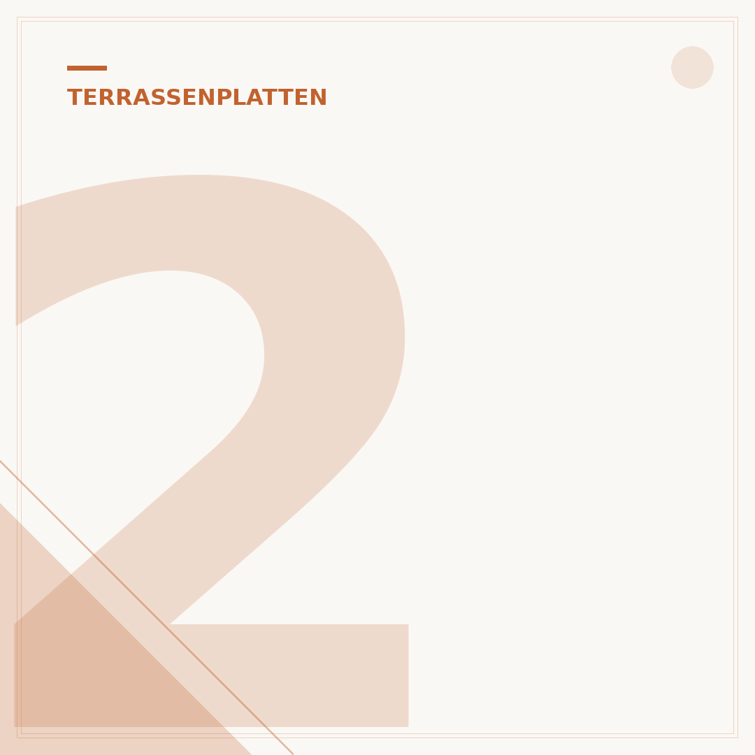2. Wahl Terrassenplatten: Günstig bauen, clever wählen