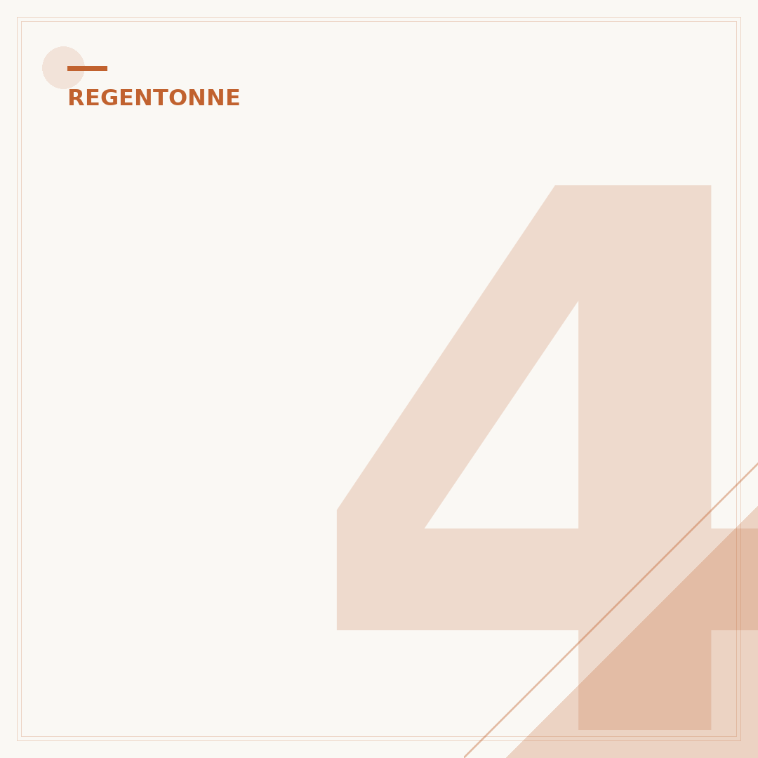 4 Rain Regentonne