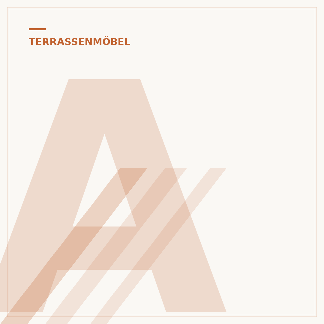 Abdeckung für Terrassenmöbel
