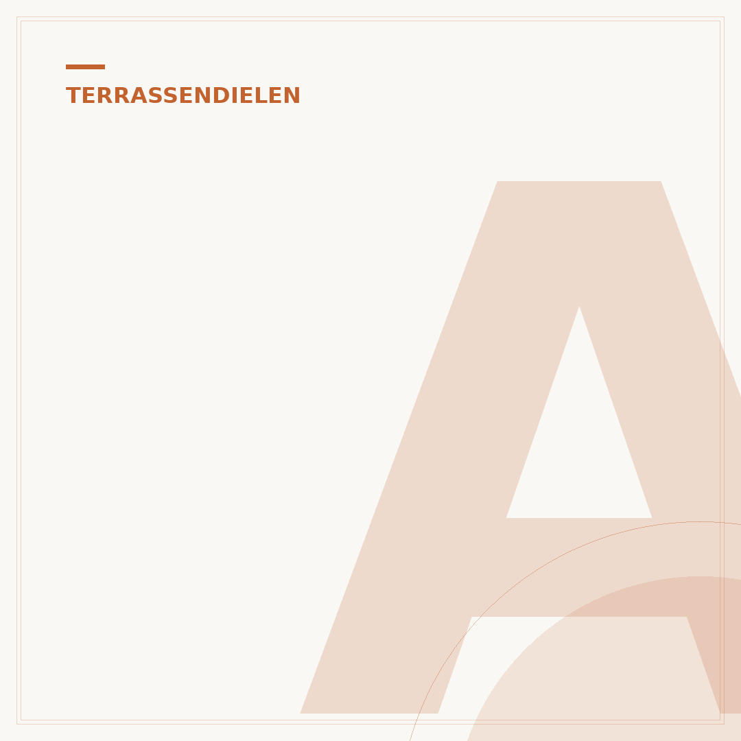Abstand Unterkonstruktion Terrasse Holz: Richtig planen