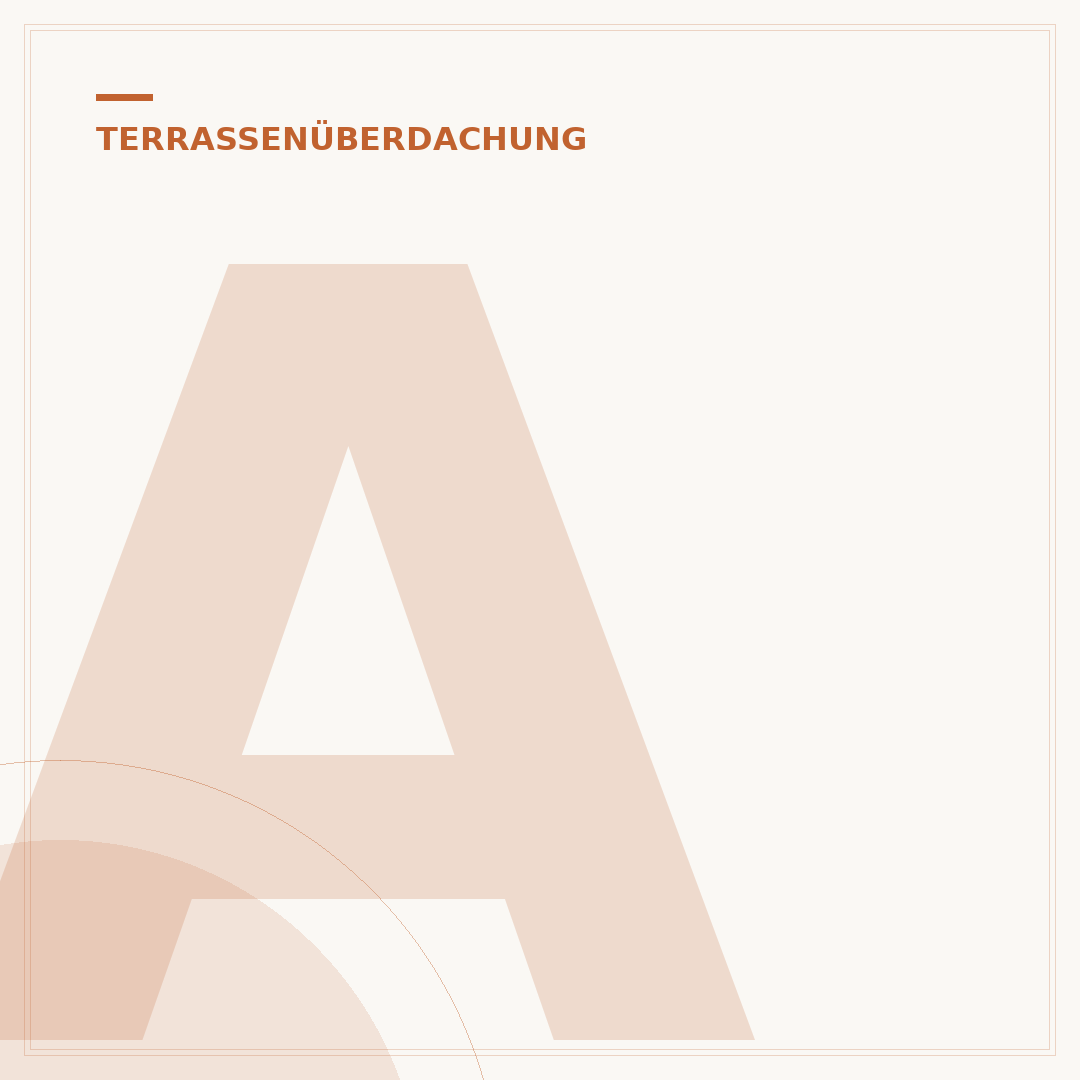 Aluprofile für Terrassenüberdachungen