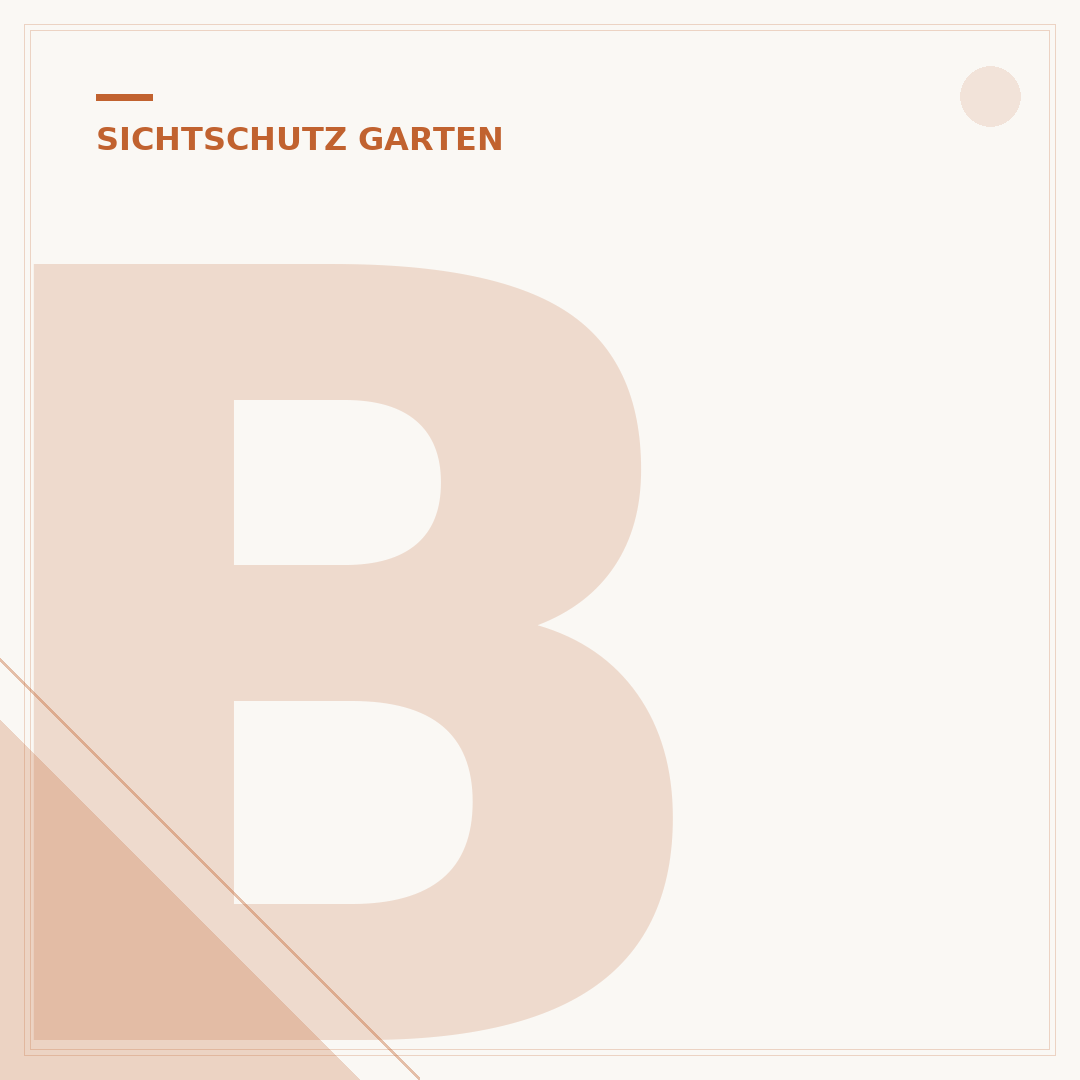 Bäume als Sichtschutz im Garten: Privatsphäre neu gestalten