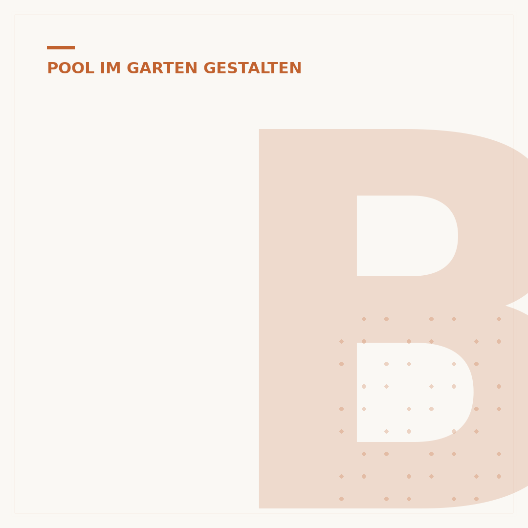 Balkon-Pool für Erwachsene