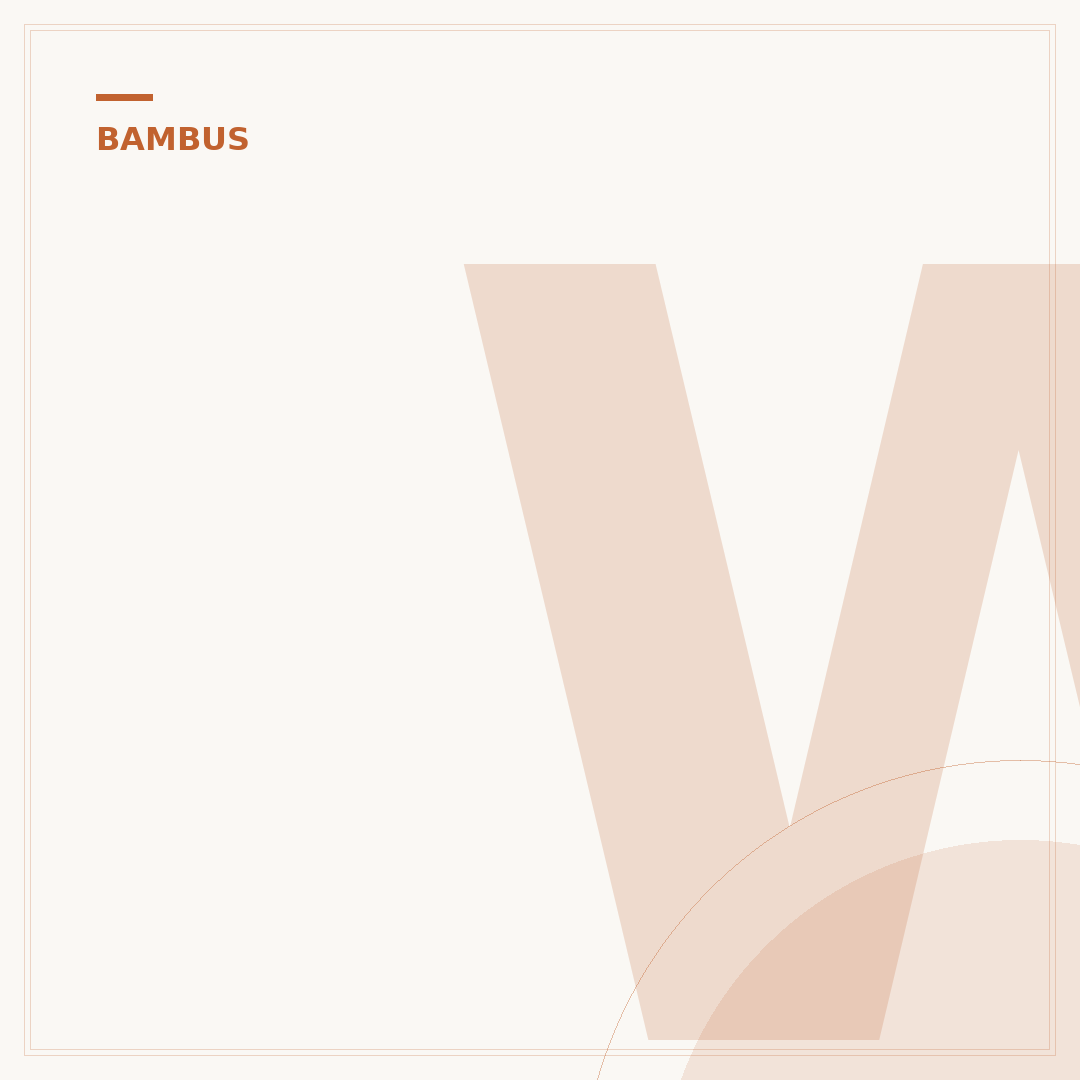 Winterharte Bambus-Hecke