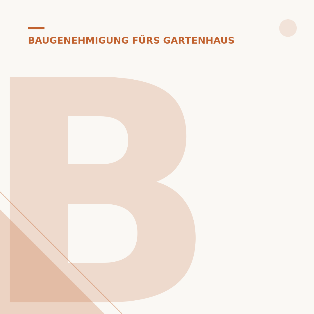 Bauantrag für Gartenhaus: Wann ist er nötig?