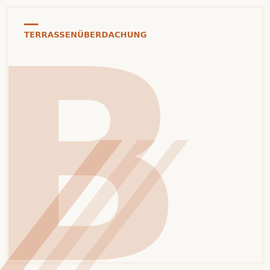 Bauplan für Terrassenüberdachung aus Holz selber bauen