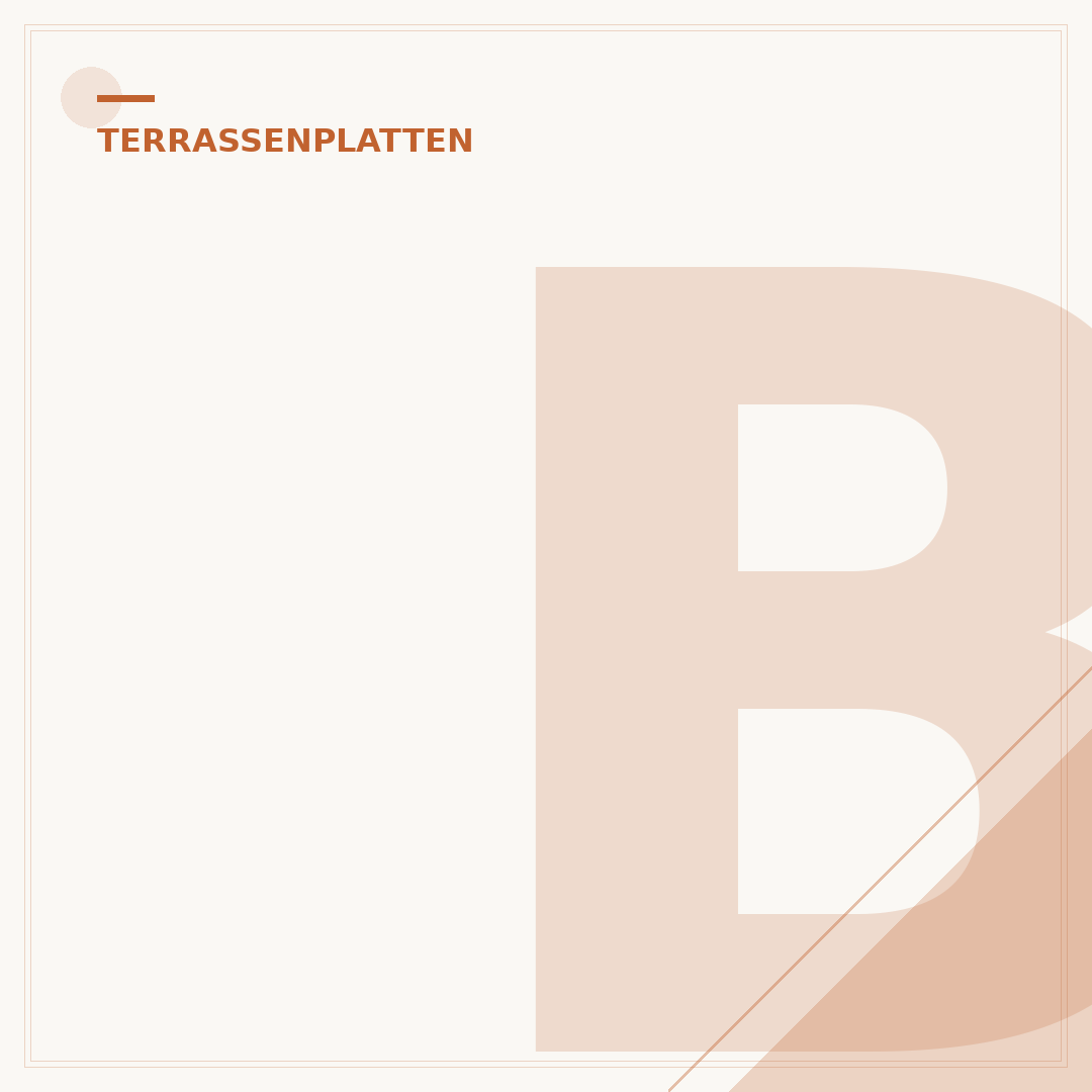 Beton-Terrassenplatten reinigen