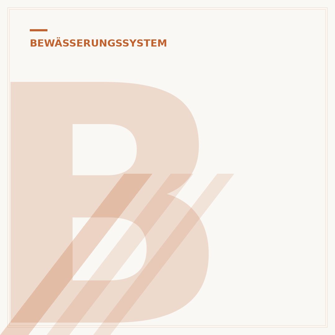 Bewässerungssystem für den Garten planen