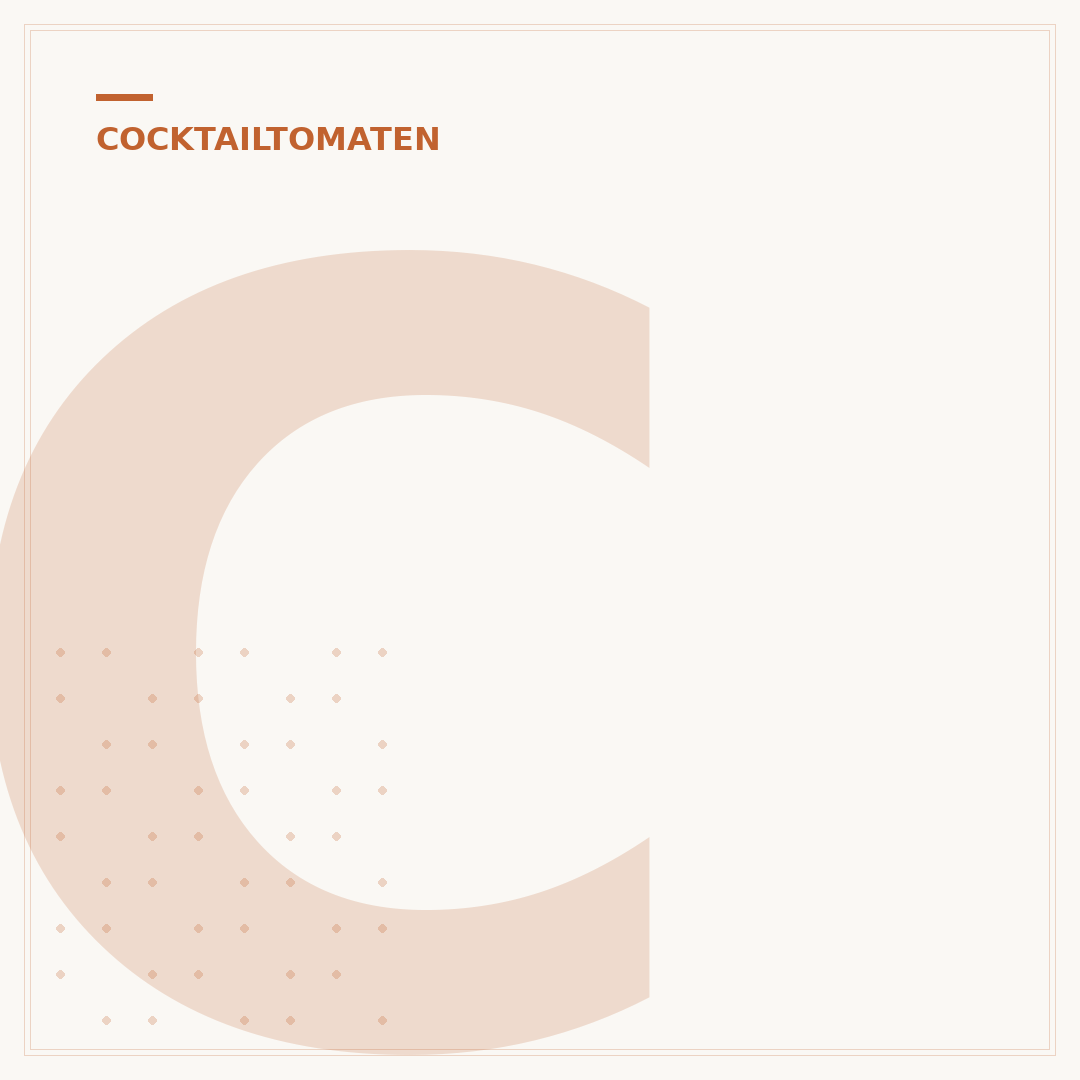 Cocktailtomaten auf dem Balkon