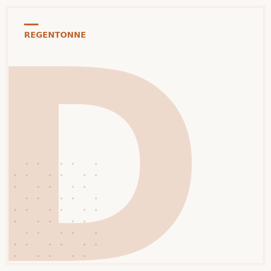 Deckel für Regentonne