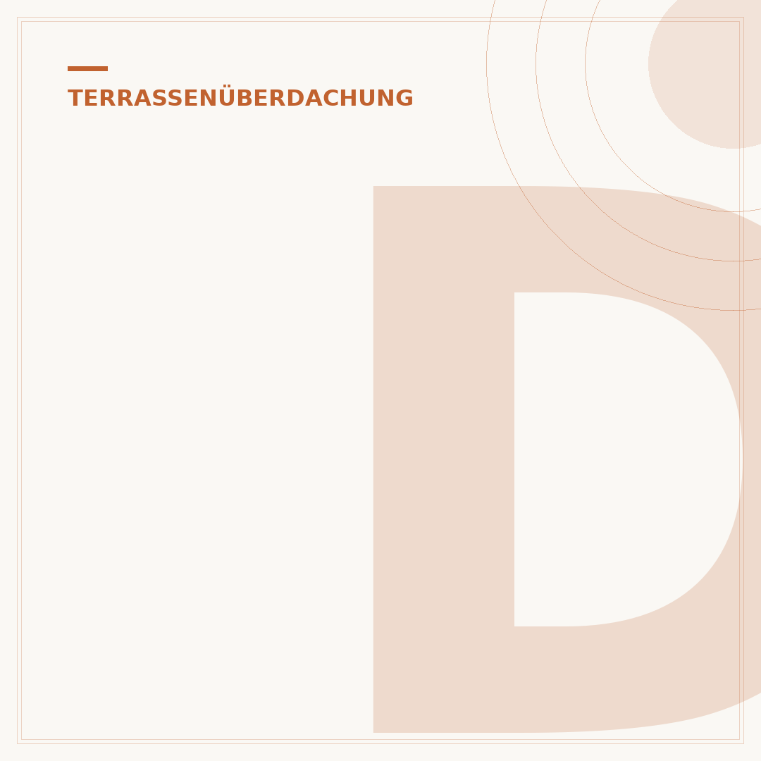 Dekoideen zum Dekorieren der überdachten Terrasse