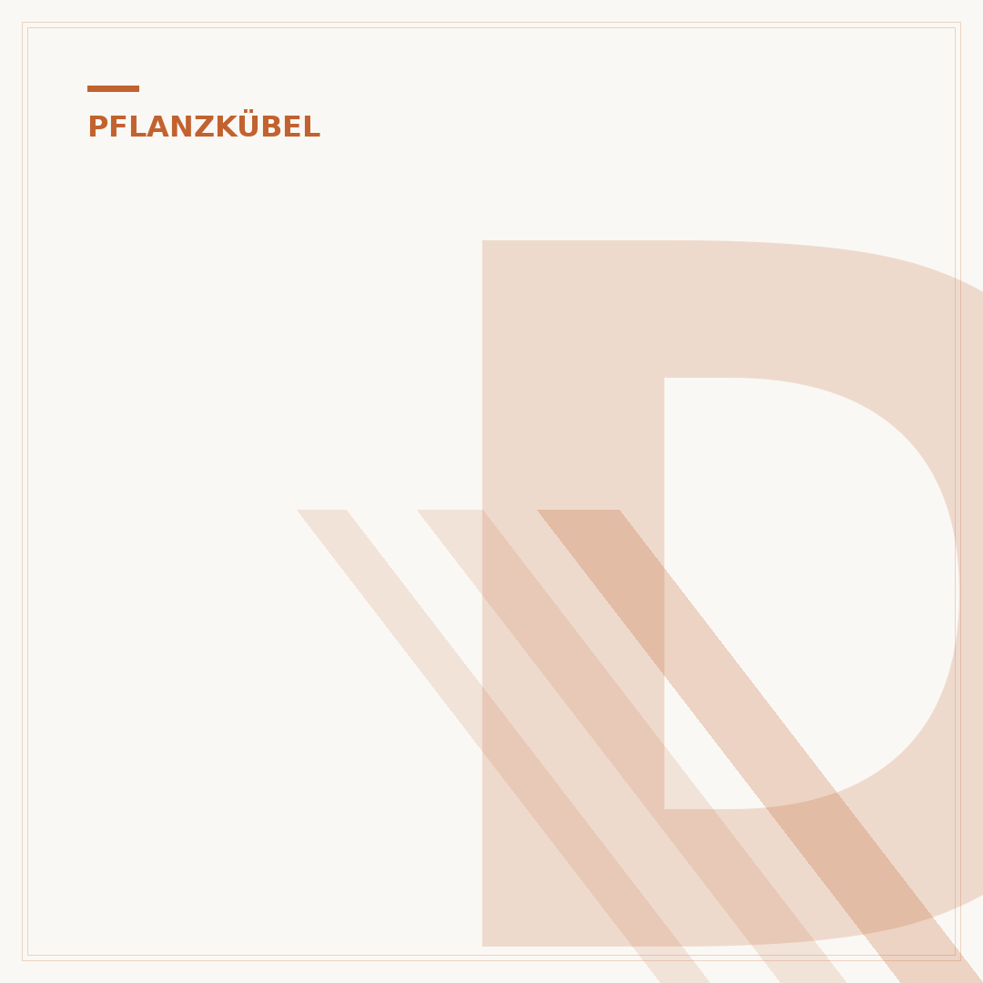 Design-Pflanzkübel für Outdoor