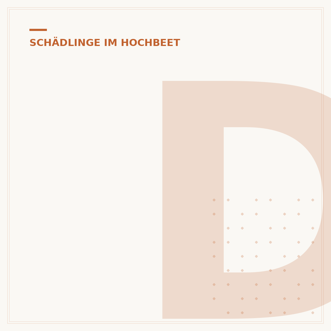 Dicke weiße Maden im Hochbeet: Ursachen und Bekämpfung