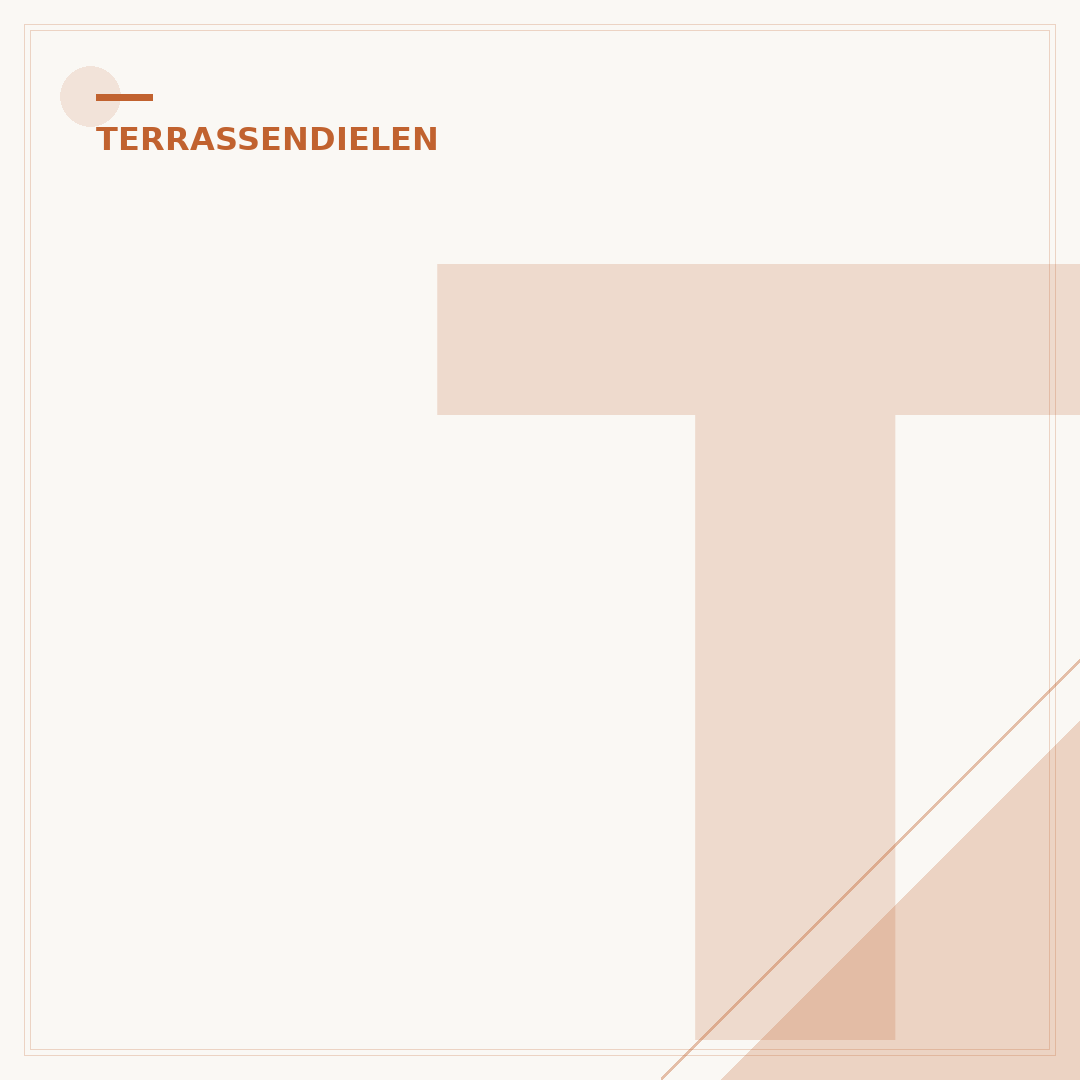 Terrassendielen aus Douglasie