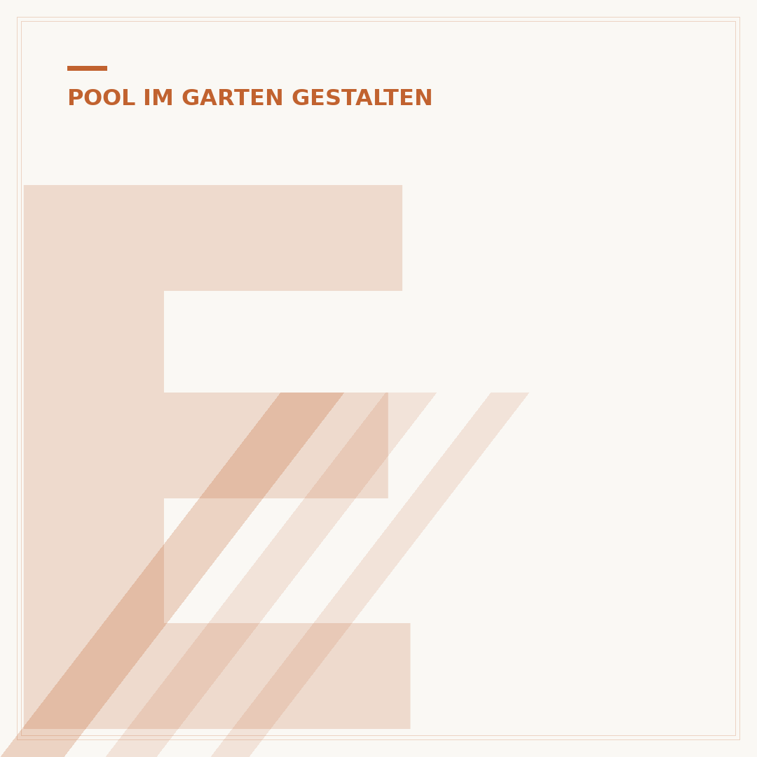 Effektvolle Poolgestaltung: Pool-Ideen für den Garten