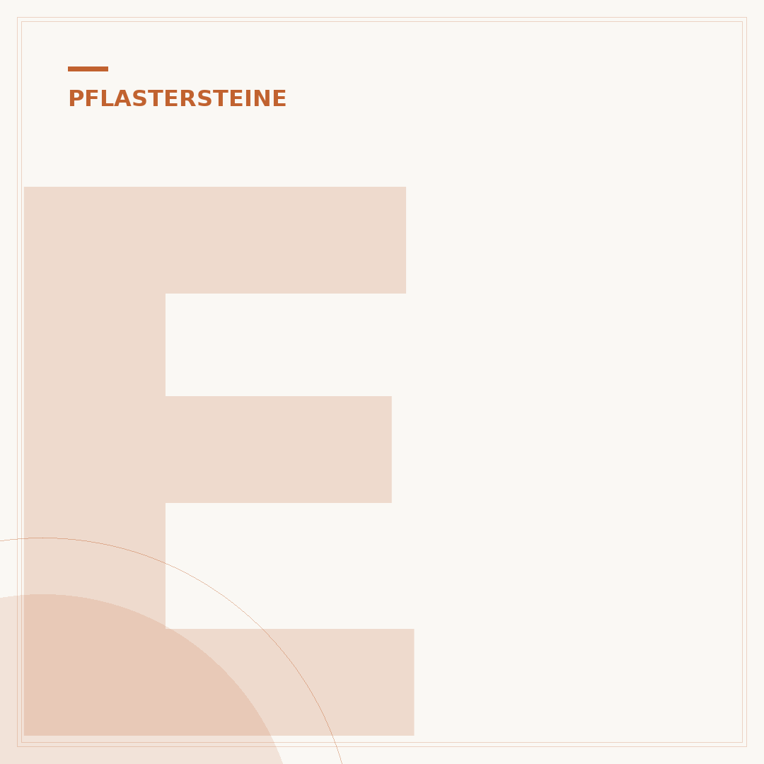 EHL Pflastersteine: Vielfalt, Verlegung und Pflege