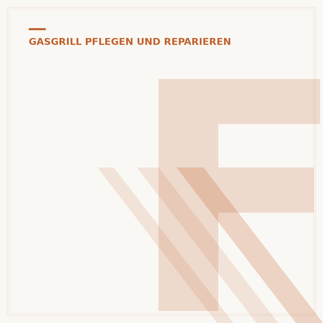 Fat Fred Deluxe Gasgrill 6 Brenner: Wartung & Pflege
