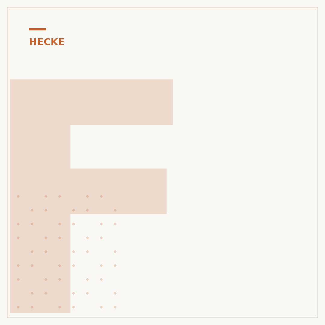 Fingerstrauch als Hecke