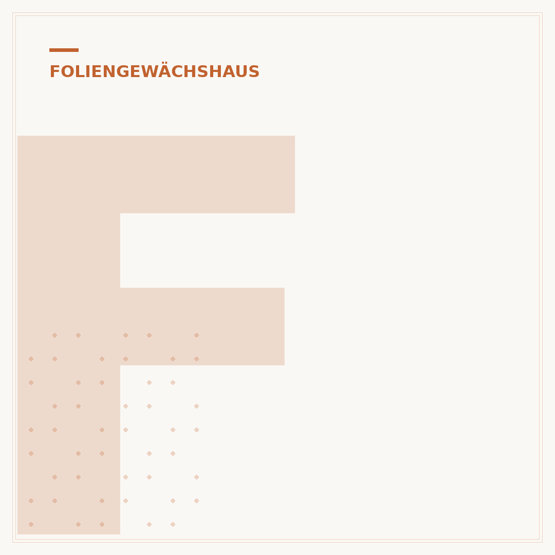 Foliengewächshaus