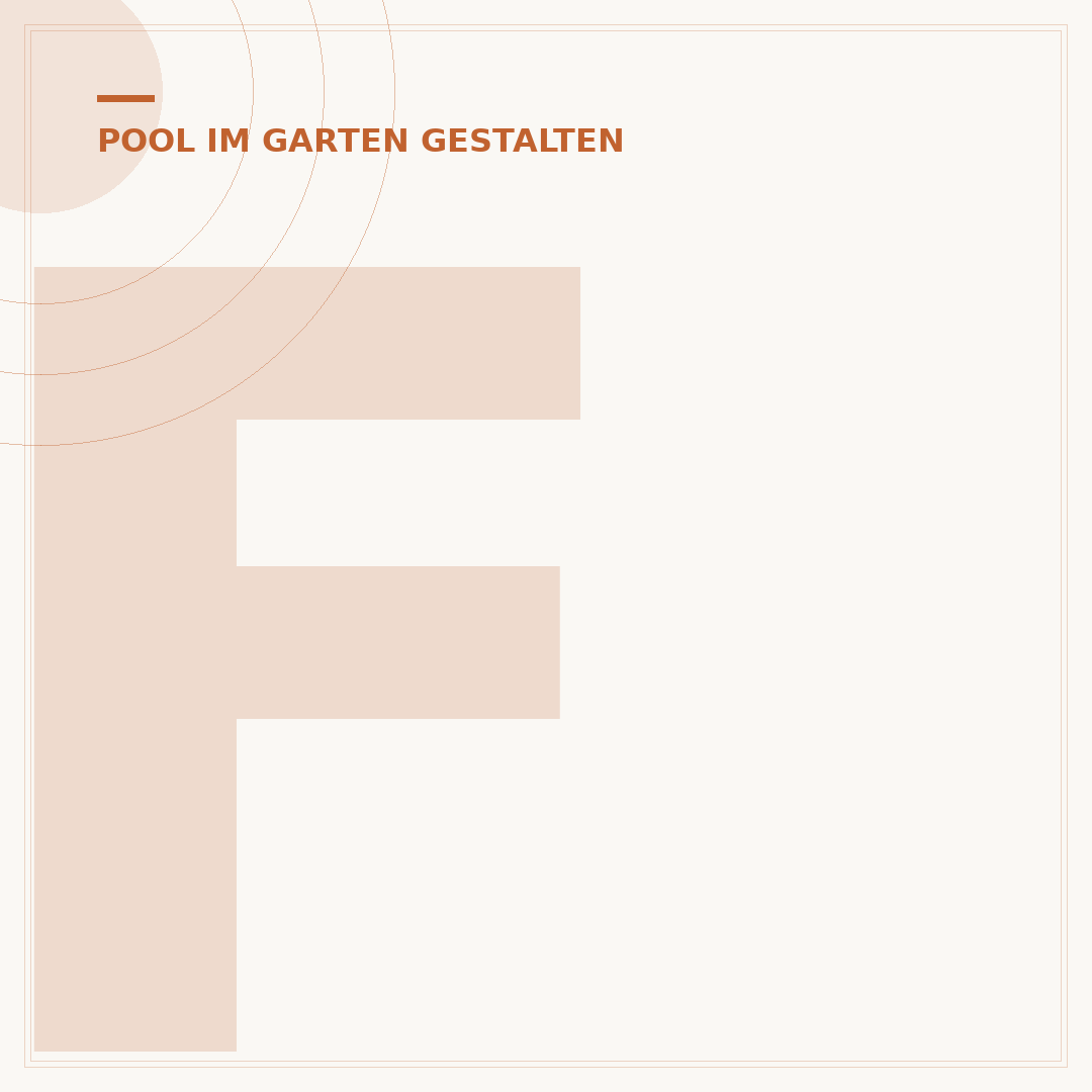 Freistehender Pool dekorieren: Ideen für Ihren Garten
