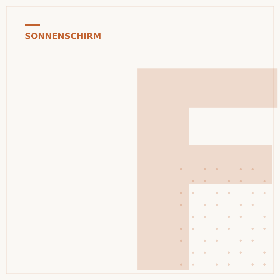 Fuß für Sonnenschirm
