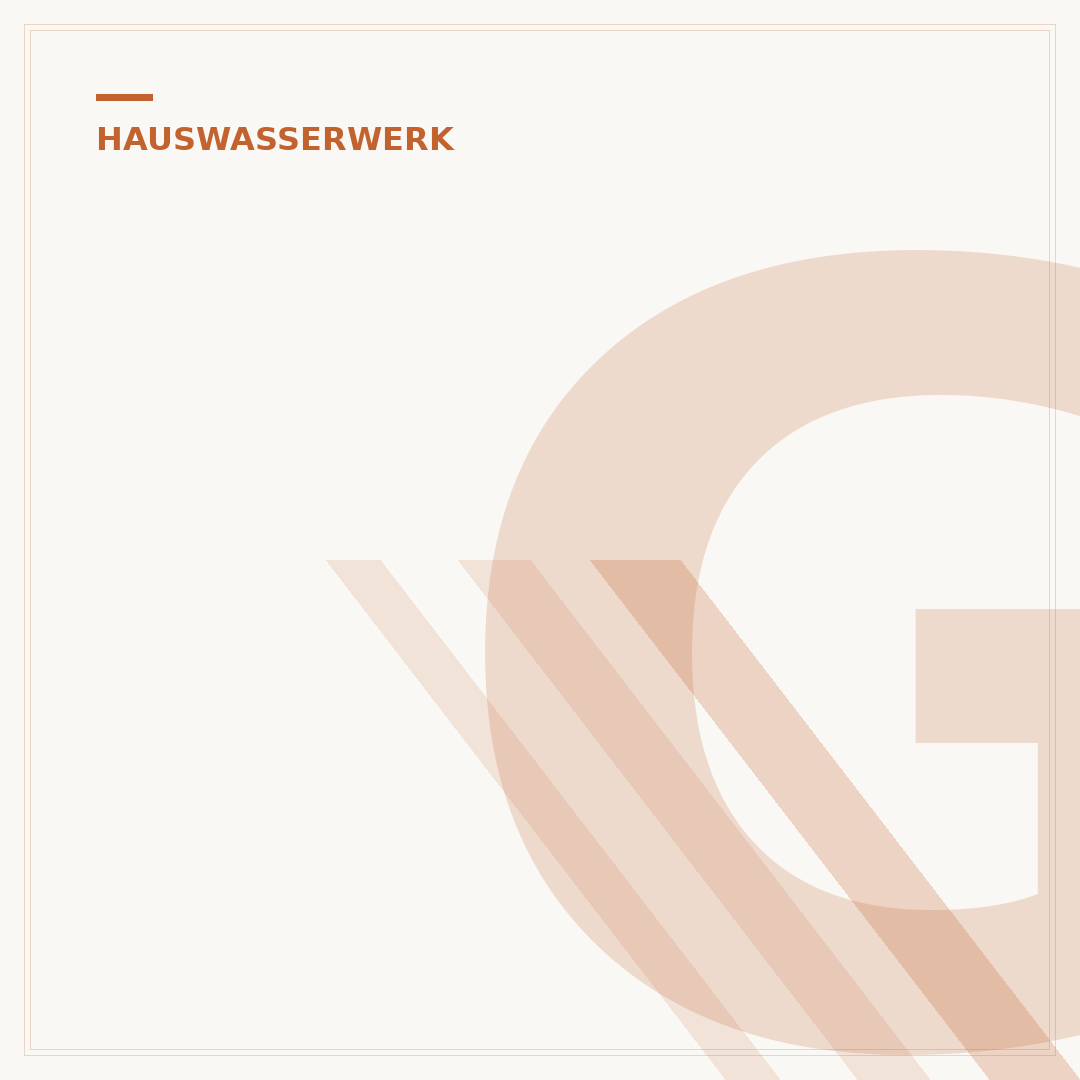 Gardena Hauswasserwerk 5000/5: Probleme und Lösungen