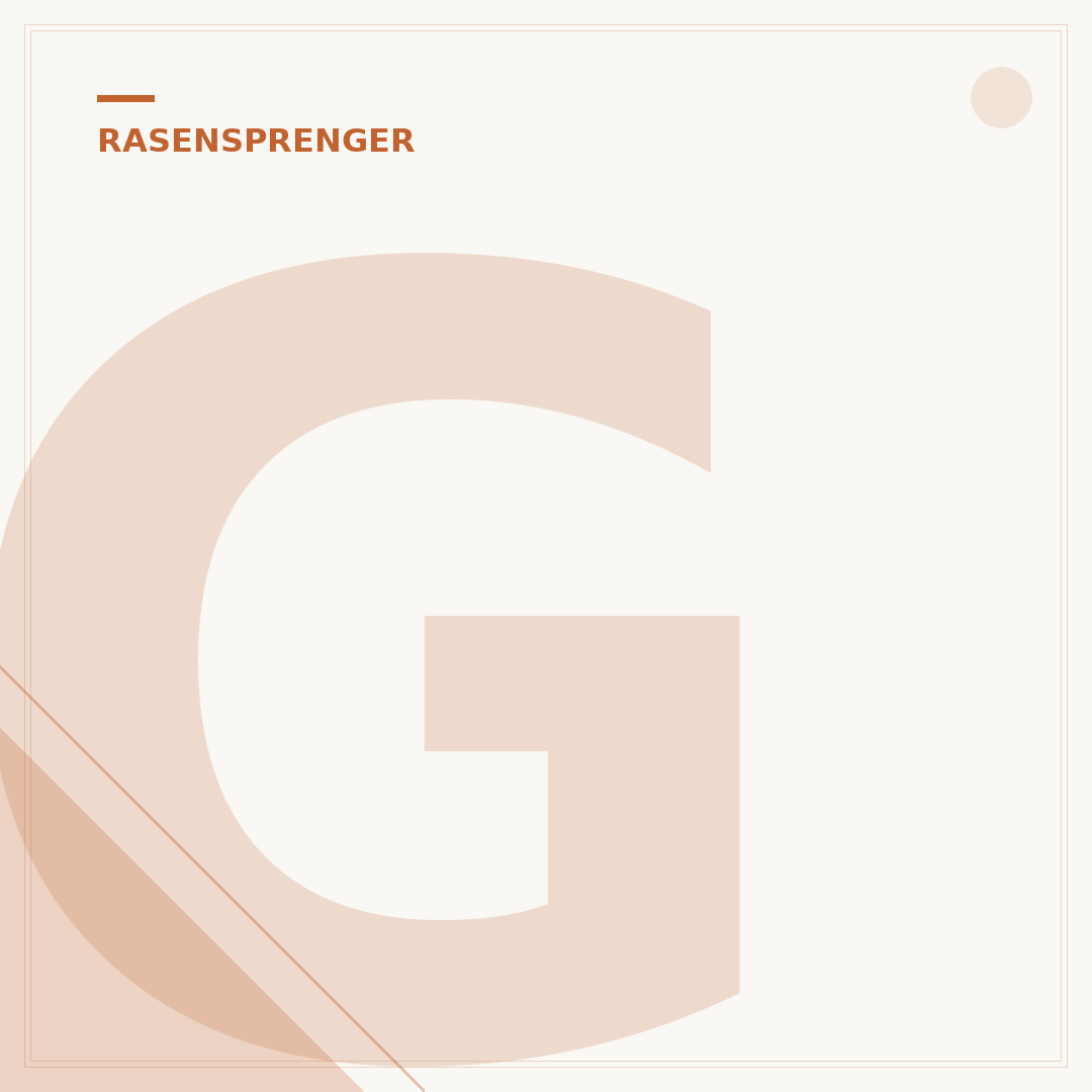 Gardena Rasensprenger einstellen