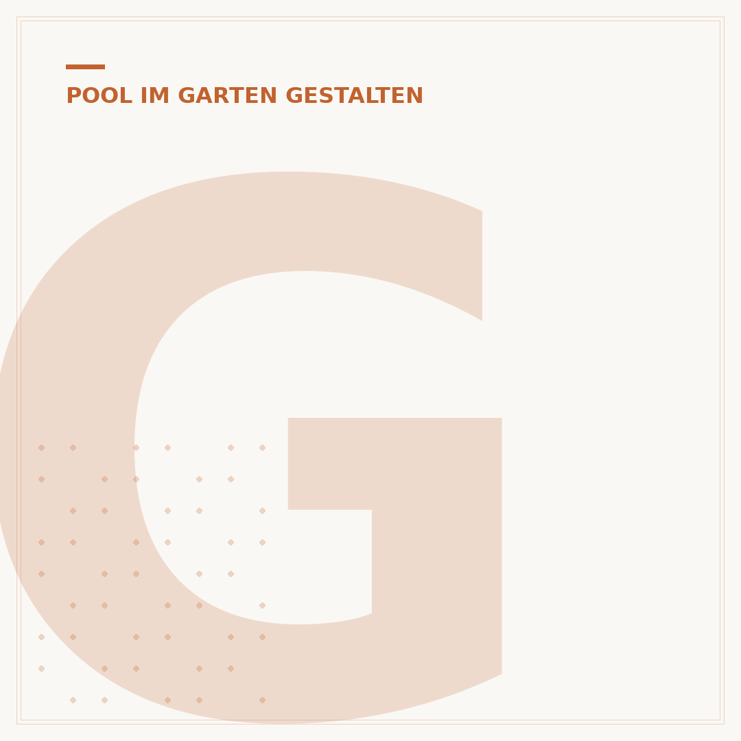 Garten mit Pool gestalten: Mehr als nur Wasser