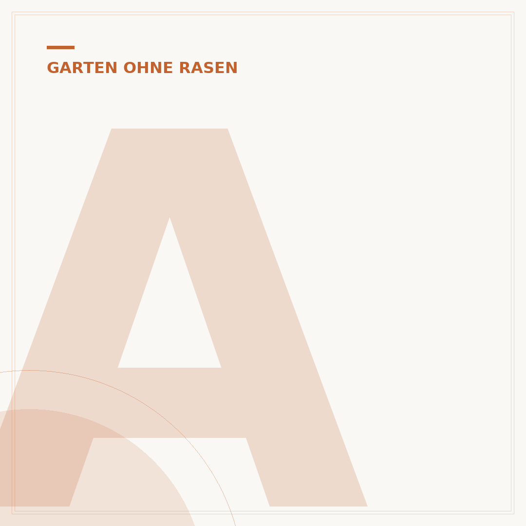 Alternativen für Garten ohne Rasen