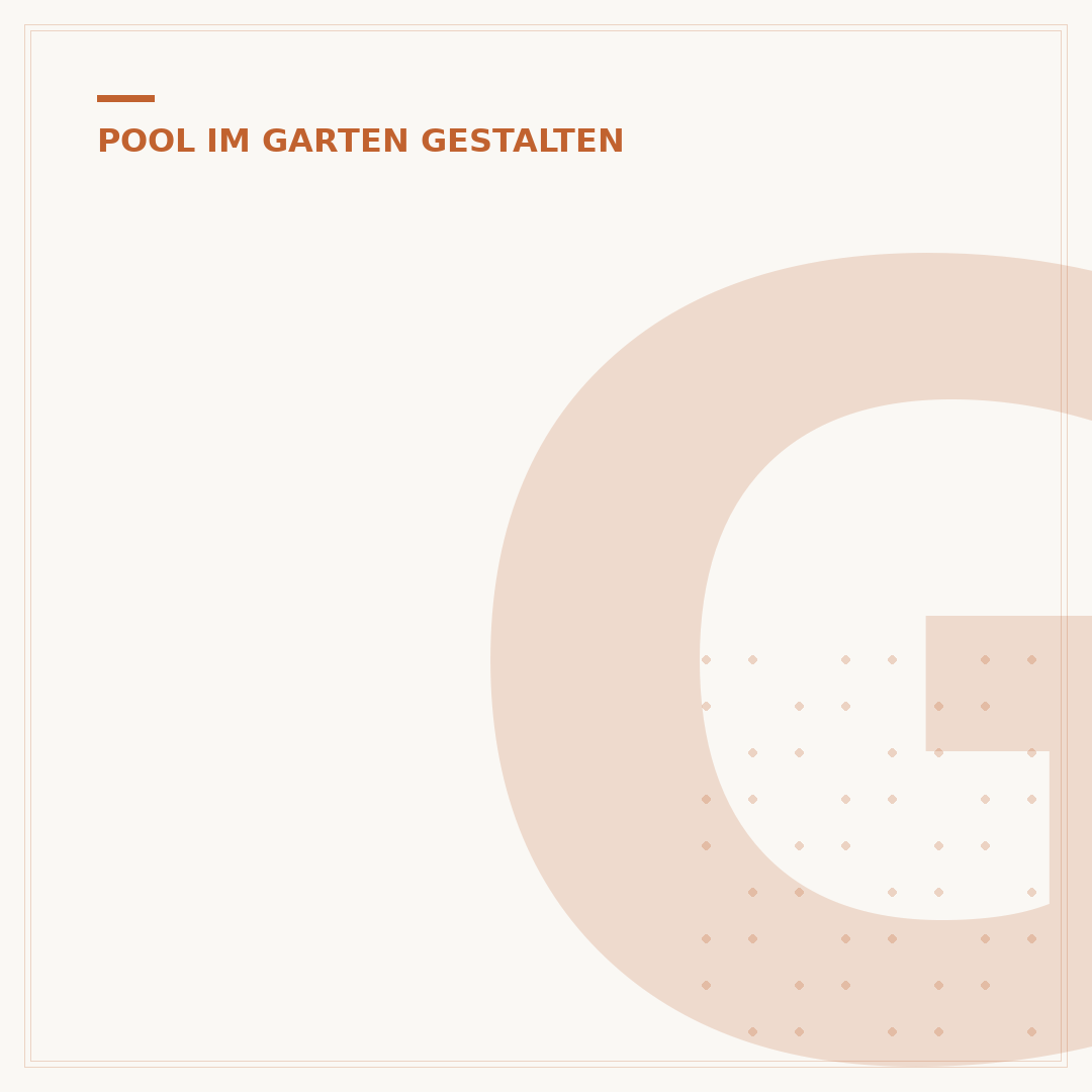 Gartengestaltung mit Pool: Ideen und Bilder