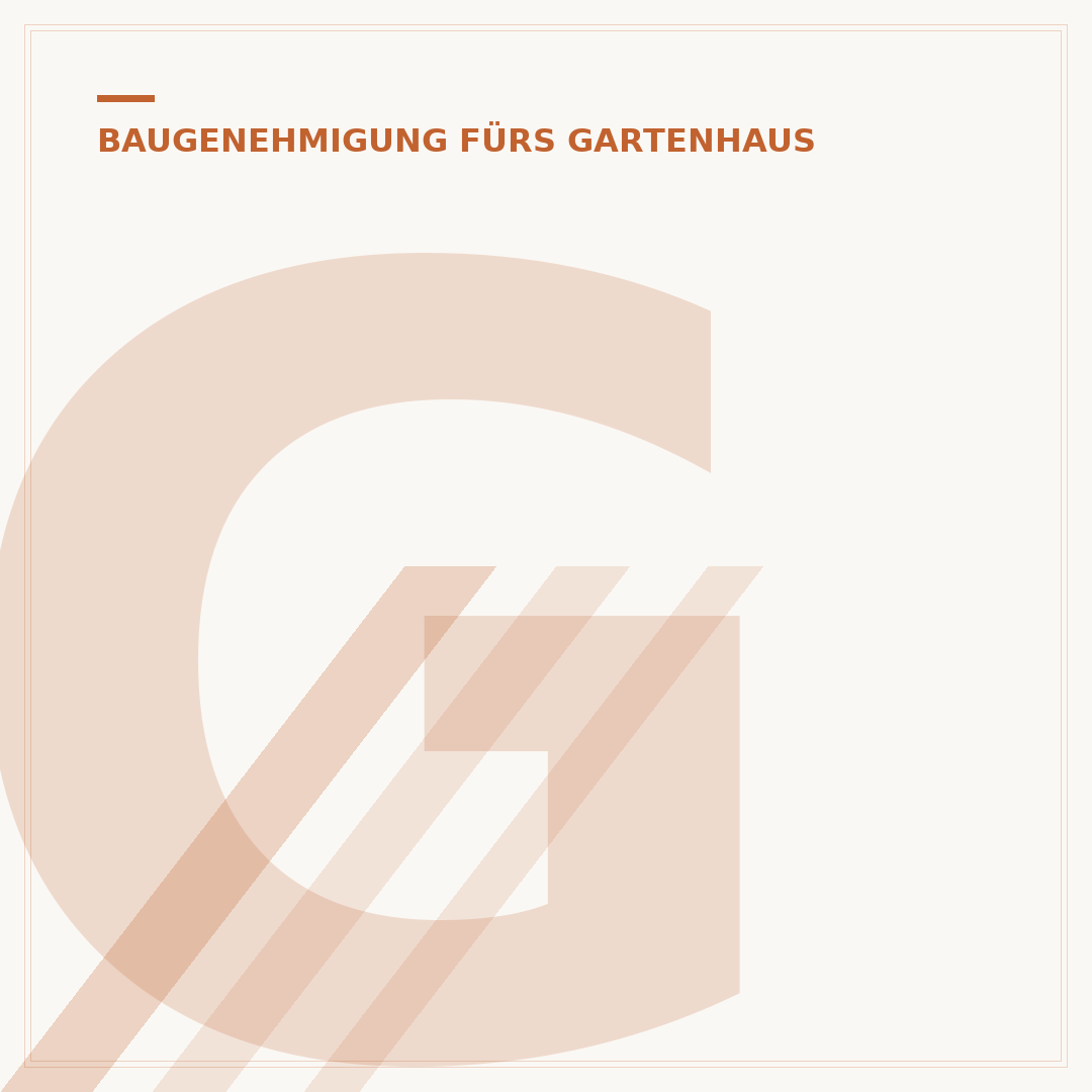 Gartenhaus ohne Baugenehmigung NRW: Die Regeln kennen