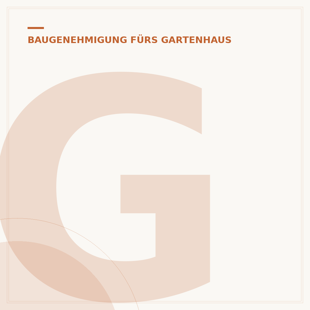 Gartenhaus ohne Genehmigung: Was erlaubt ist und was nicht