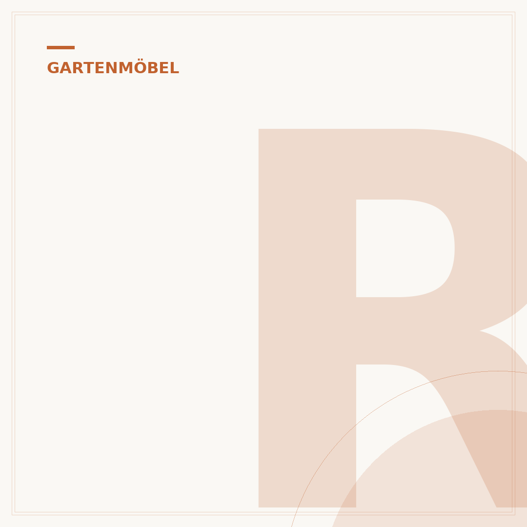 Rattan-Gartenmöbel