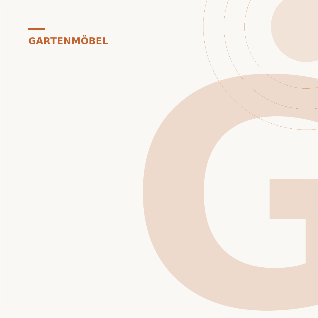 Gartenmöbel Set mit Bank und Stühlen: Auswahl & Pflege