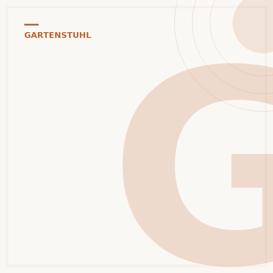 Gartenstuhl aus Kunststoff: Pflegeleicht & Wetterfest