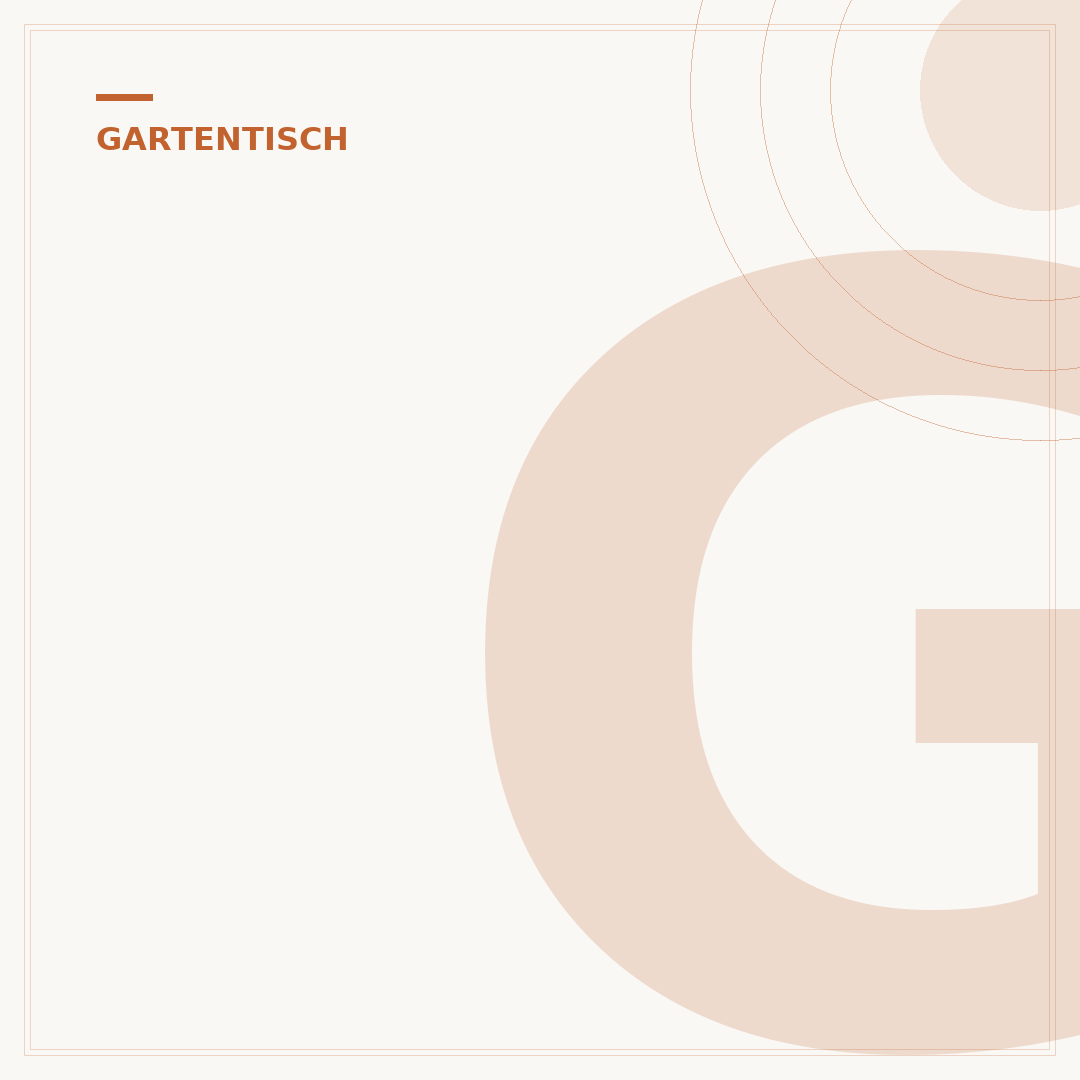 Gartentisch Kunststoff: Pflegeleicht und wetterfest