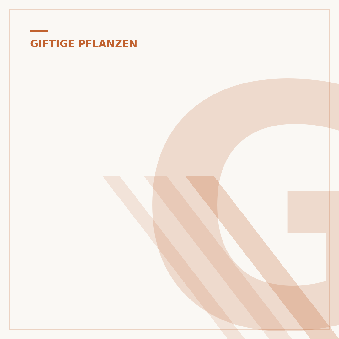 Giftige Pflanzen für Katzen: Fotos