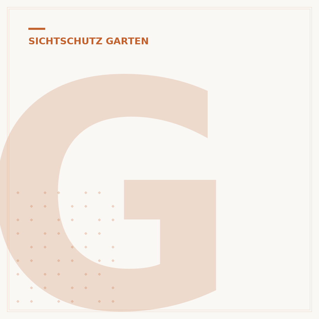 Glas-Sichtschutz im Garten