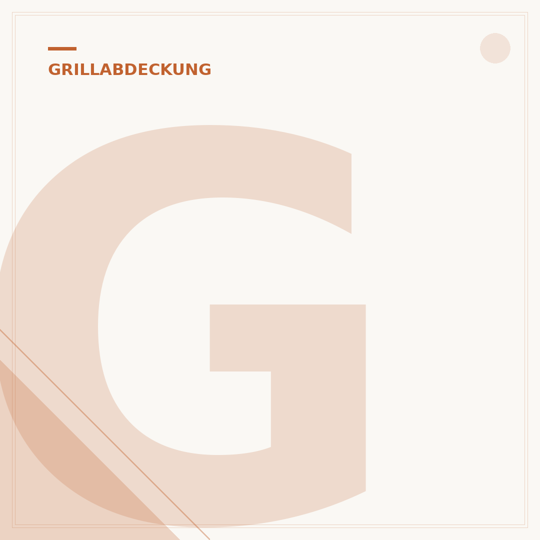 Grillabdeckung: Schutz und Pflege für Ihr Grillgerät