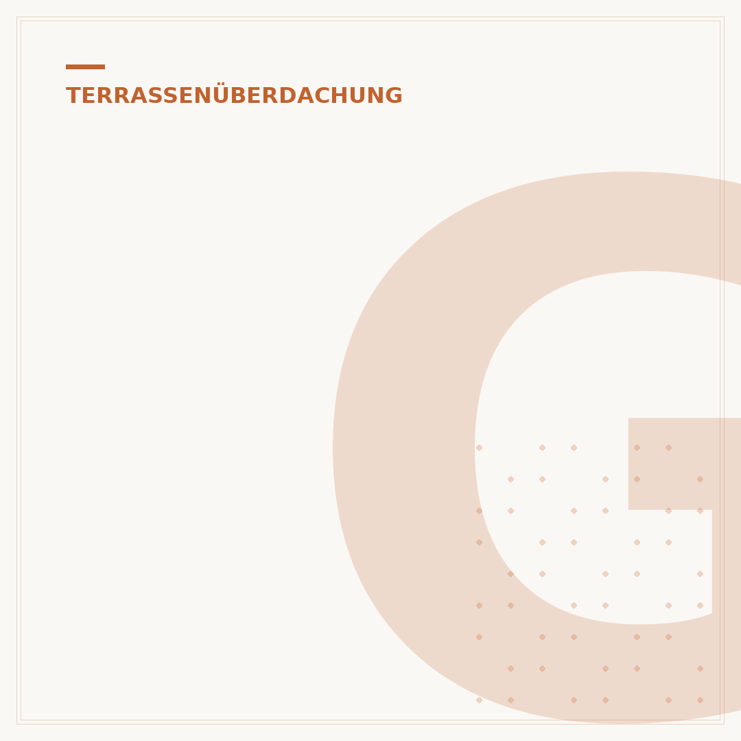 Gumax Terrassenüberdachung: Ihr Schutz vor Wetter & mehr