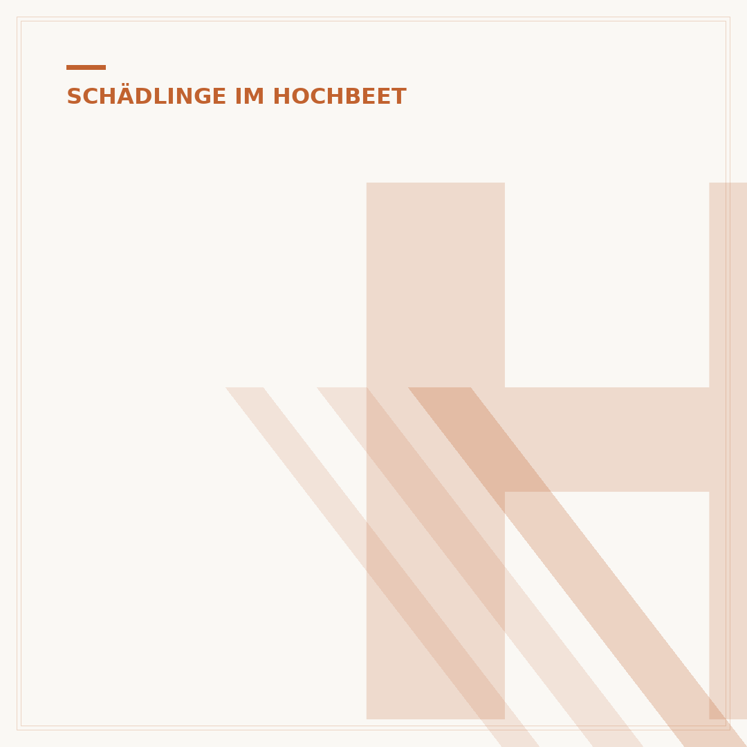 Hausmittel gegen Engerlinge im Hochbeet: Natürliche Abwehr