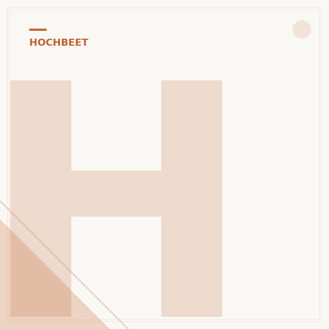 Hochbeet richtig füllen: Material, Schichten und Aufbau
