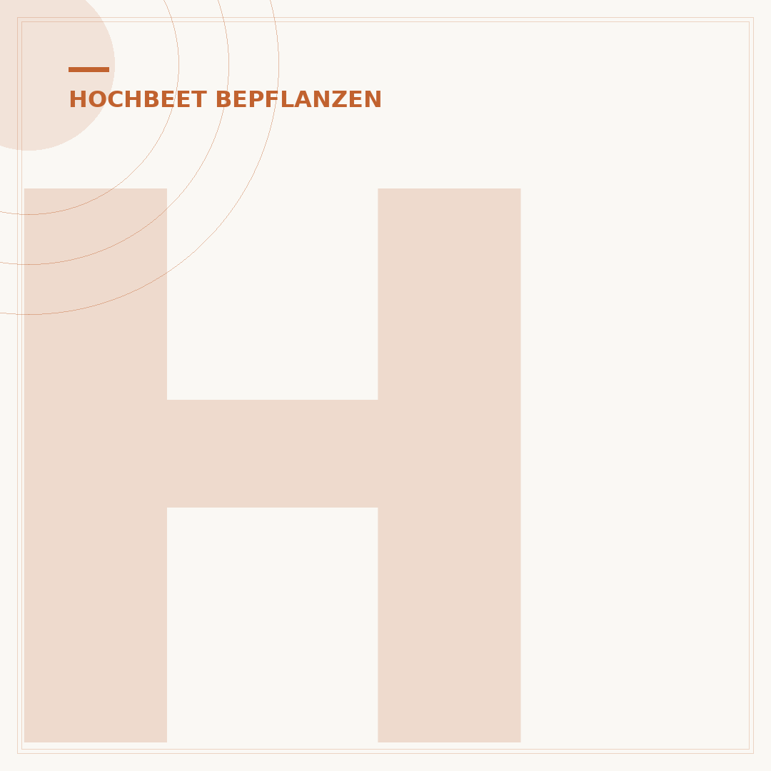 Hochbeet mit Kräutern bepflanzen