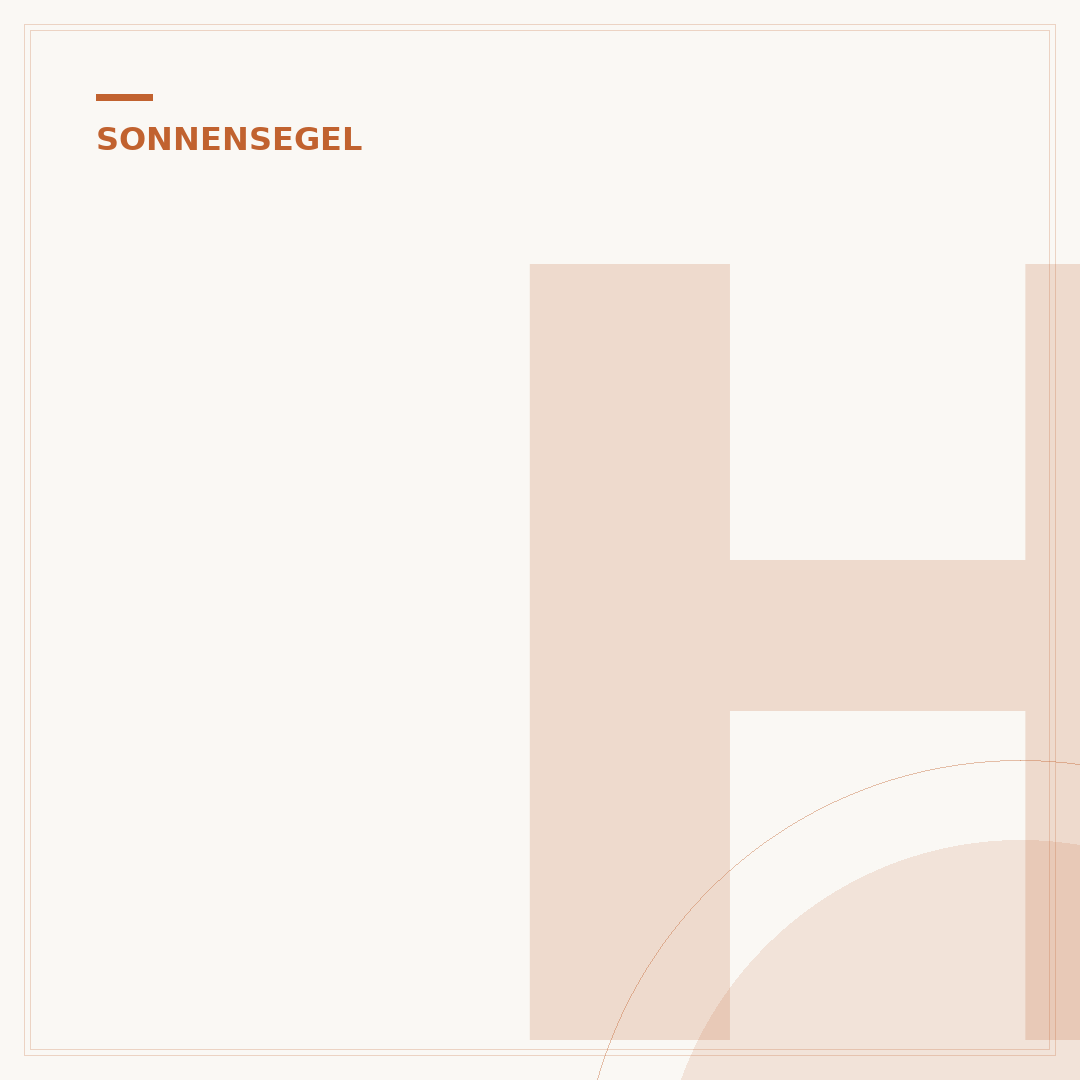 Holzpfosten für Sonnensegel