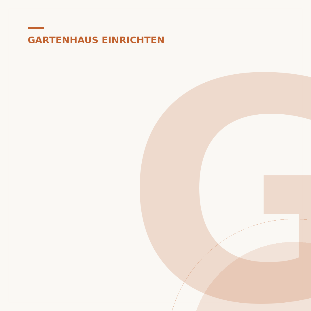 Gartenhaus selber bauen: Ideen für Ihr Projekt