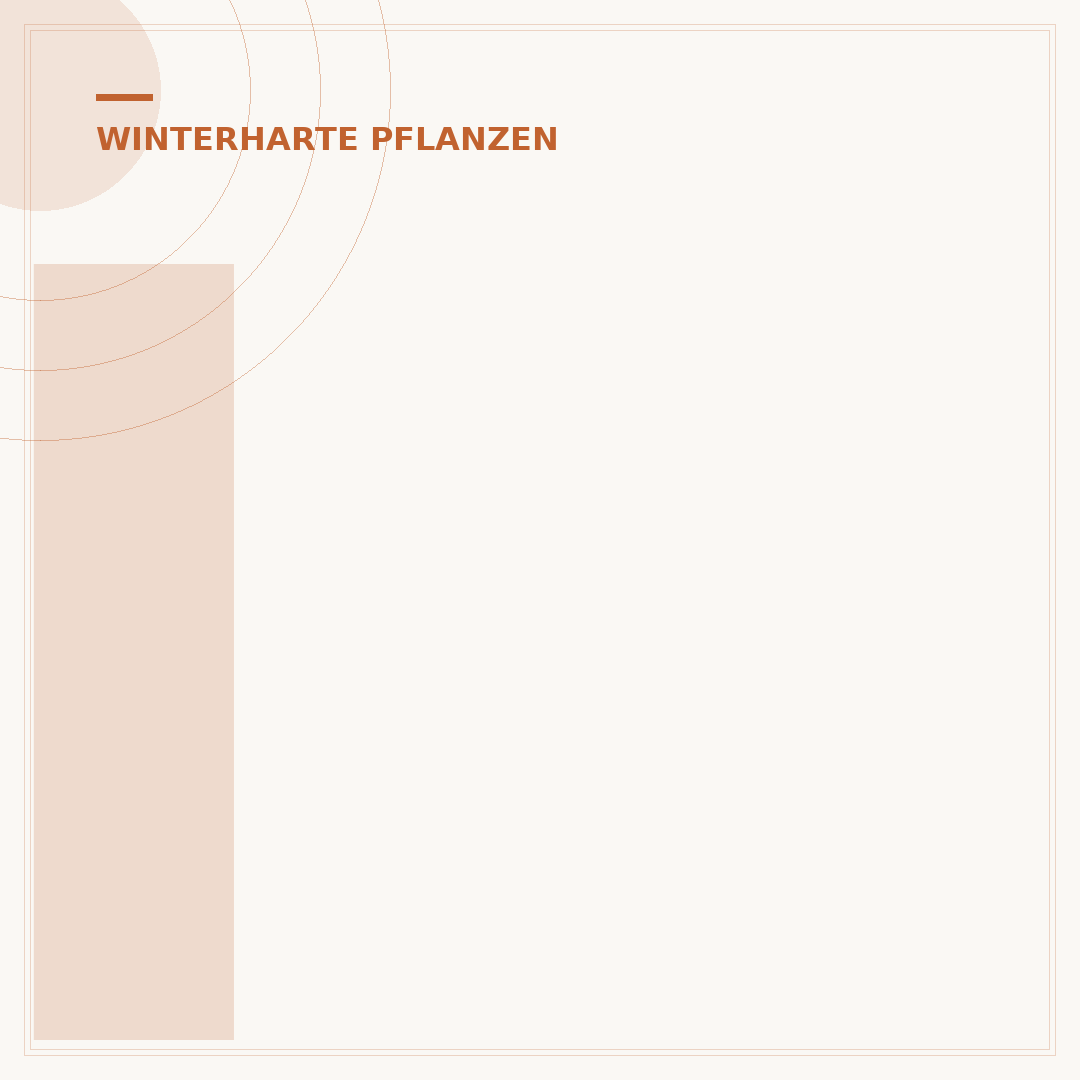 Immergrüne winterharte Pflanzen