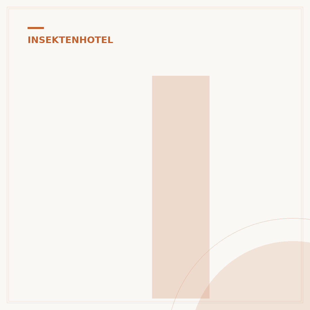 Insektenhotel selbst bauen mit Kindern