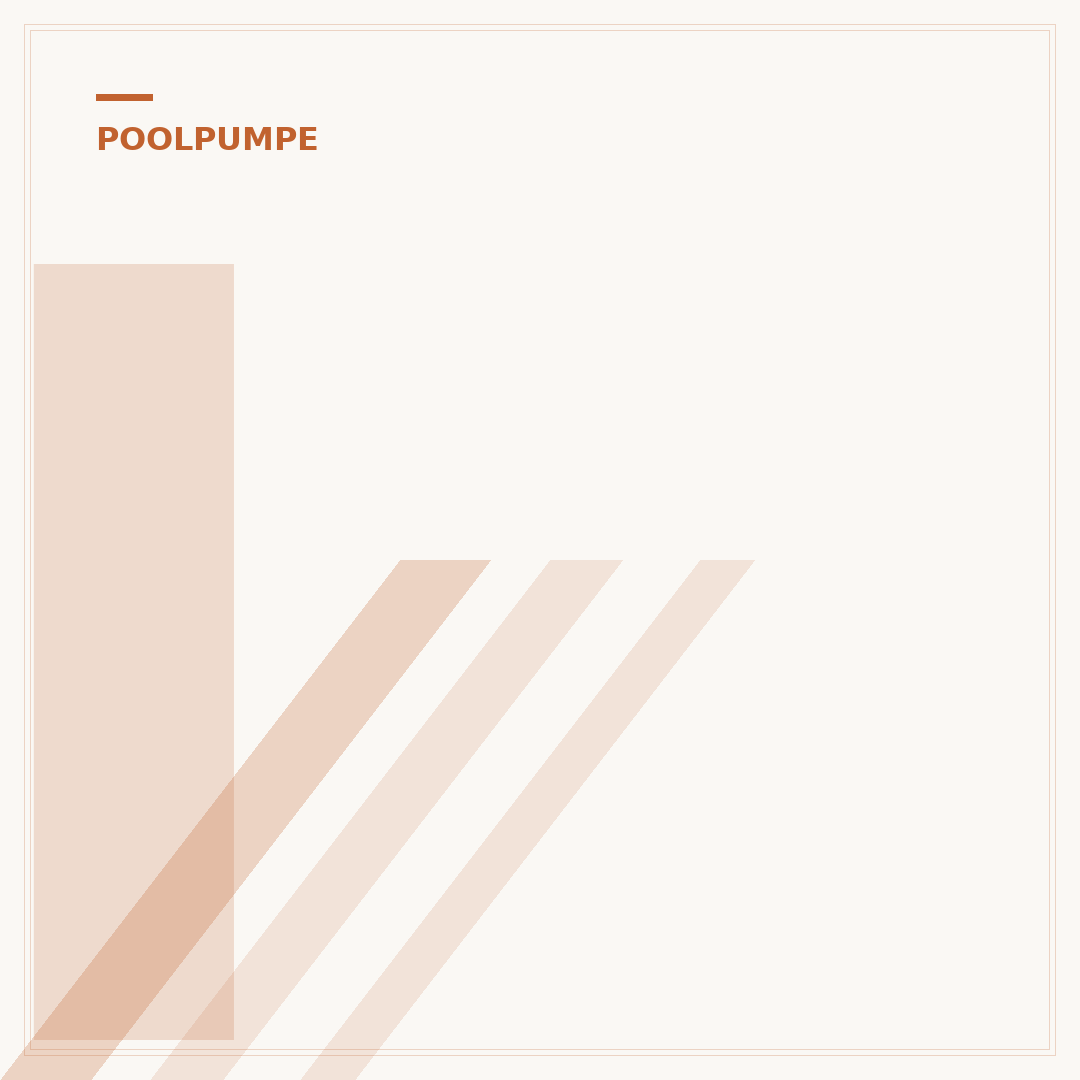 Intex Poolpumpe: Auswahl, Wartung und Leistung
