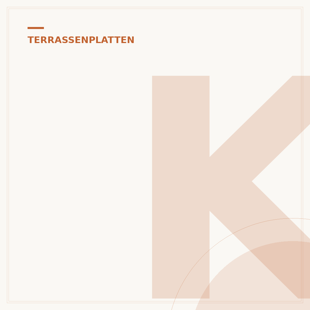 Keramikplatten auf der Terrasse verlegen