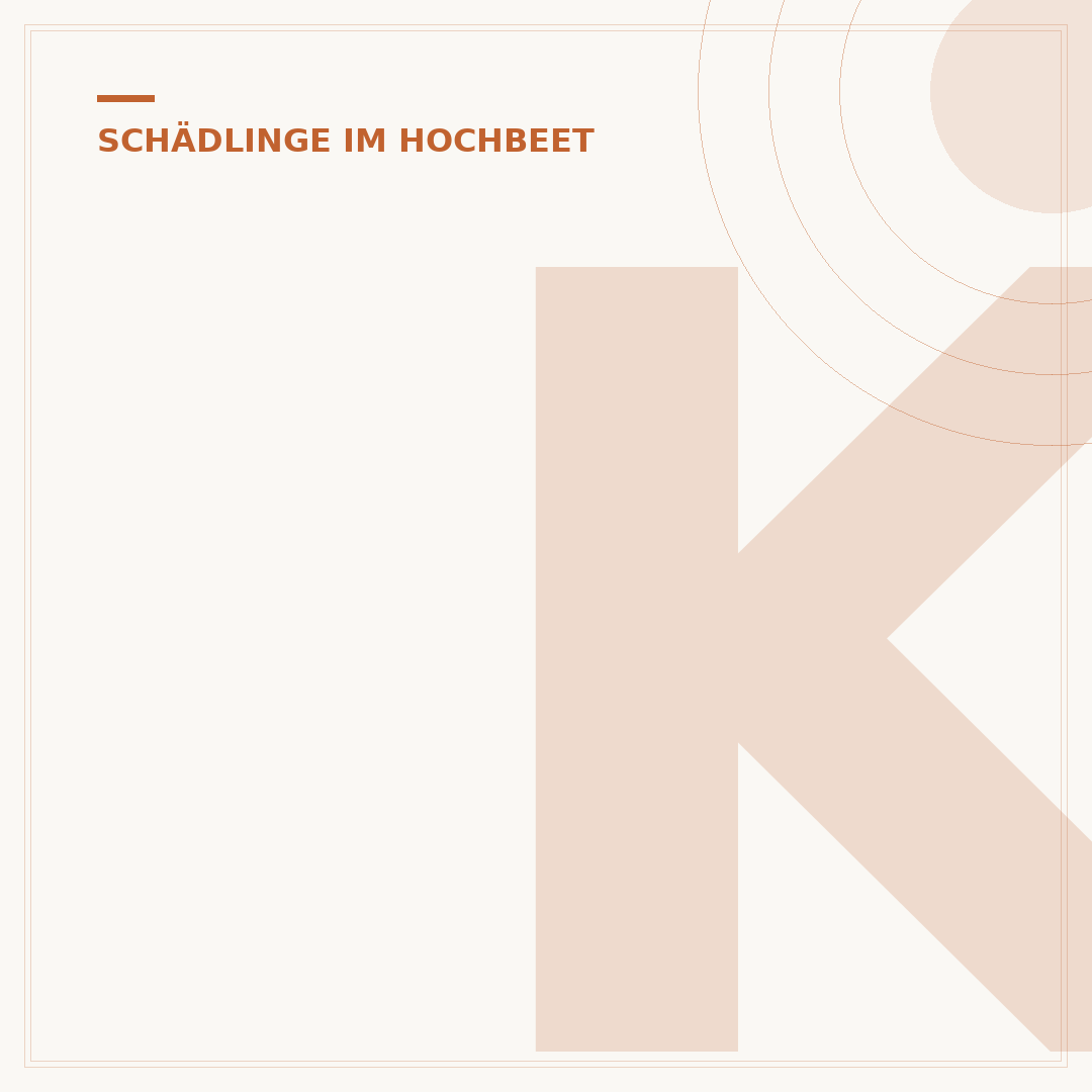 Kleine dünne Würmer im Hochbeet: Ursachen und Gegenmaßnahmen